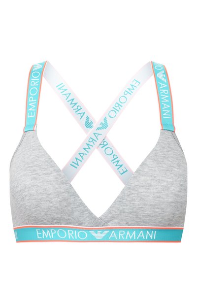 Женский хлопковый бюстгальтер EMPORIO ARMANI, арт. 163567/0P317