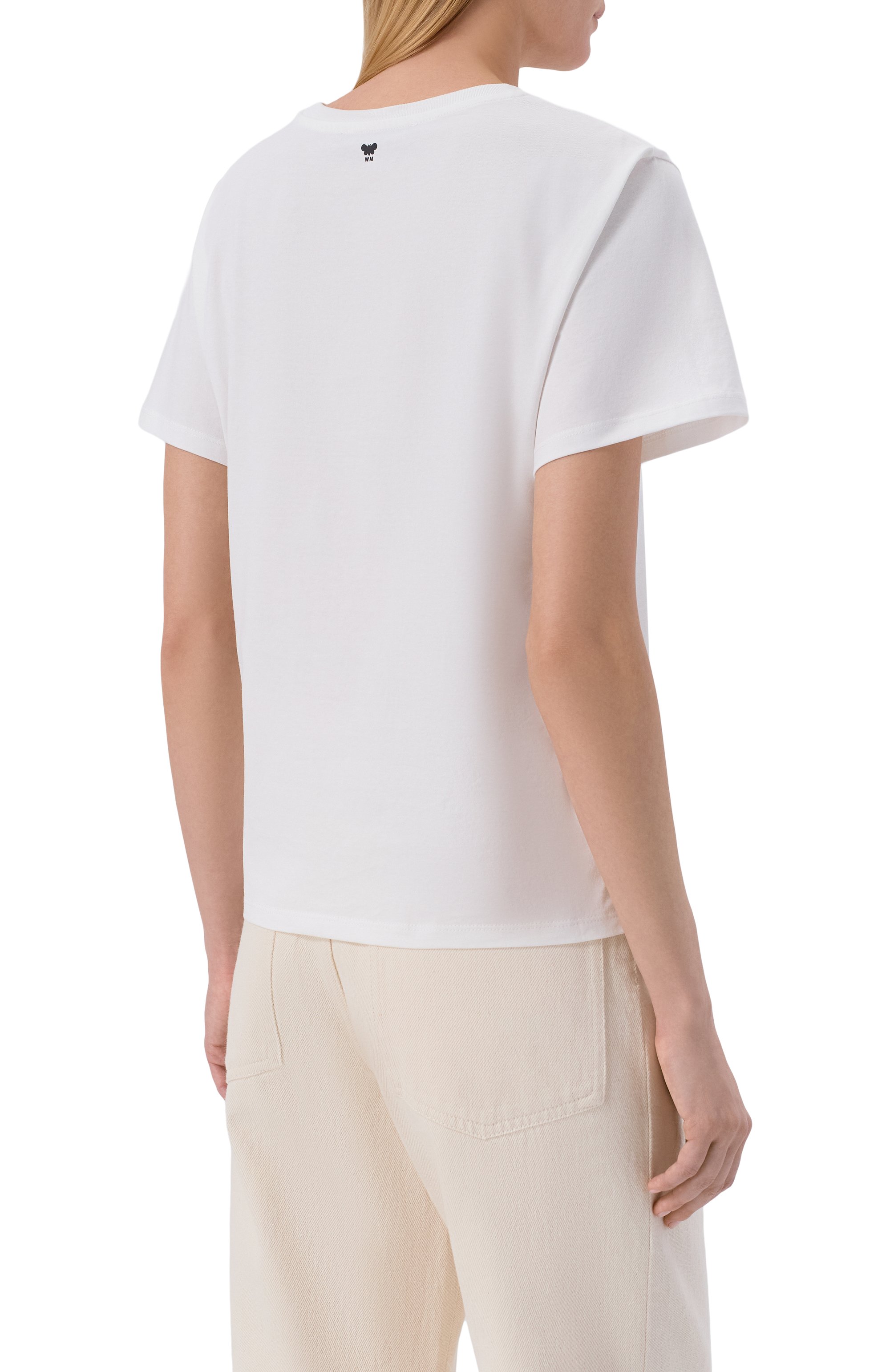 Хлопковая футболка WEEKEND MAX MARA, арт. WKDPANTERA, фото 4