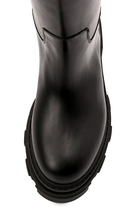 Кожаные сапоги Perni Gia Couture Чёрный, фото 6