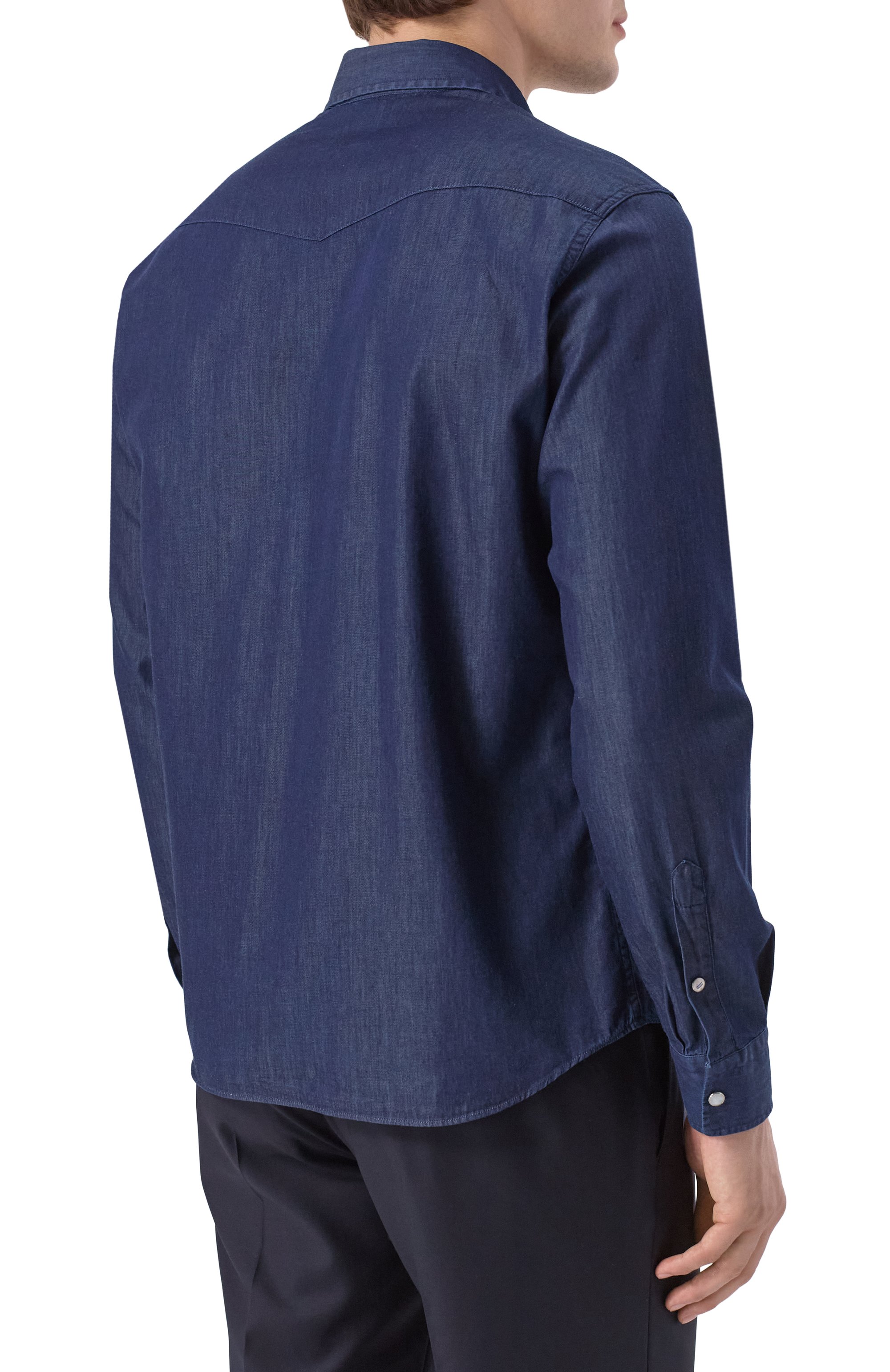 Хлопковая рубашка ALESSANDRO GHERARDI, арт. TEXANA5/10AJ, фото 4