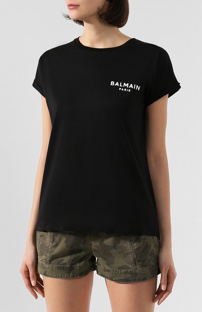 Хлопковая футболка BALMAIN, арт. TF11351/I382, фото 3