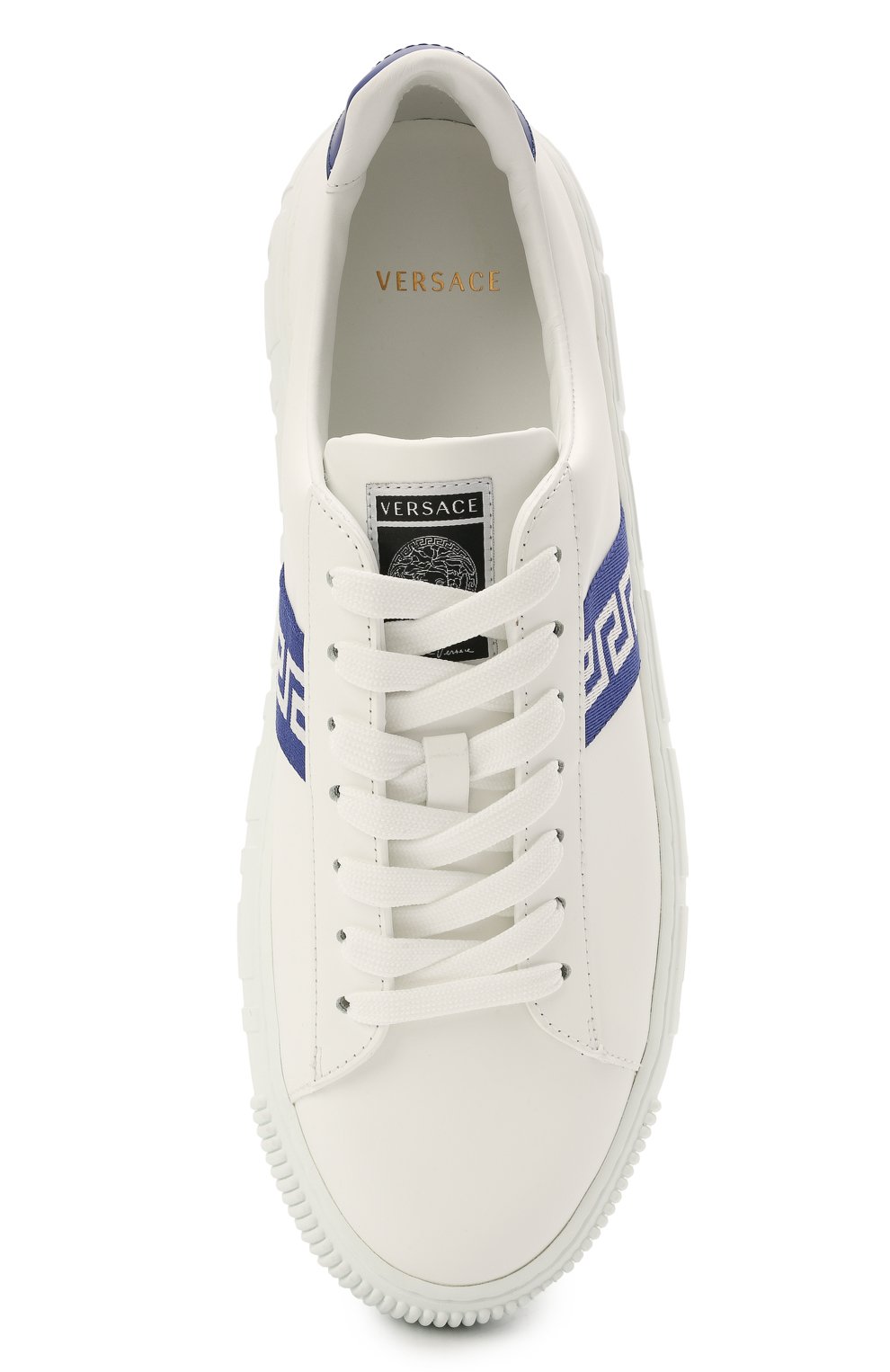 Кожаные кеды greca VERSACE, арт. DSU8404/1A00775, фото 5