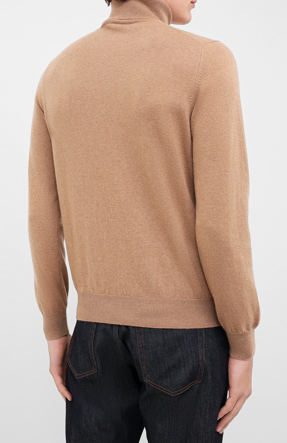 Кашемировая водолазка GRAN SASSO бежевого цвета по цене 45300 руб., арт. 55157/15590, фото 4 Кашемировая водолазка GRAN SASSO, арт. 55157/15590, фото 4