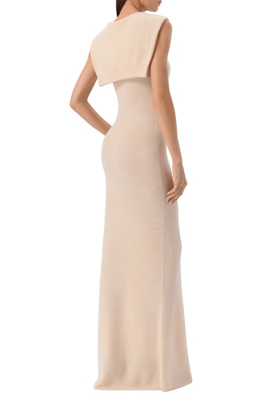 Шерстяное платье Aya Muse AMPF2503 Бежевый  AMPF2503 Фото 3