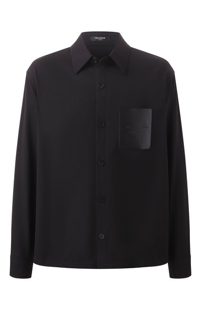Мужская шерстяная рубашка BALMAIN, арт. EH1HS391/WB01