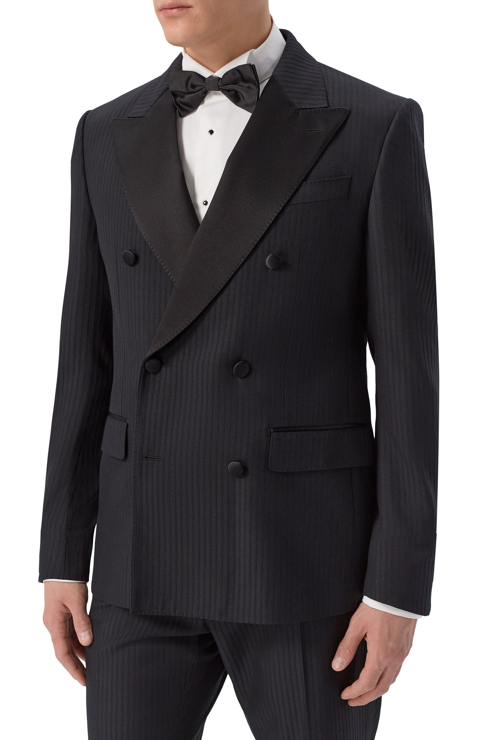 Смокинг из шерсти и шелка DOLCE & GABBANA, арт. G2TV8T/FR225, фото 3