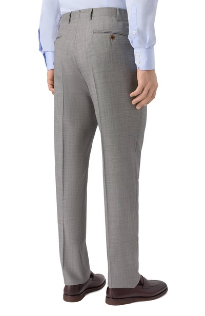 Шерстяные брюки CORNELIANI серого цвета по цене 54850 руб., арт. 275B01/2717087, фото 4 Шерстяные брюки CORNELIANI, арт. 275B01/2717087, фото 4