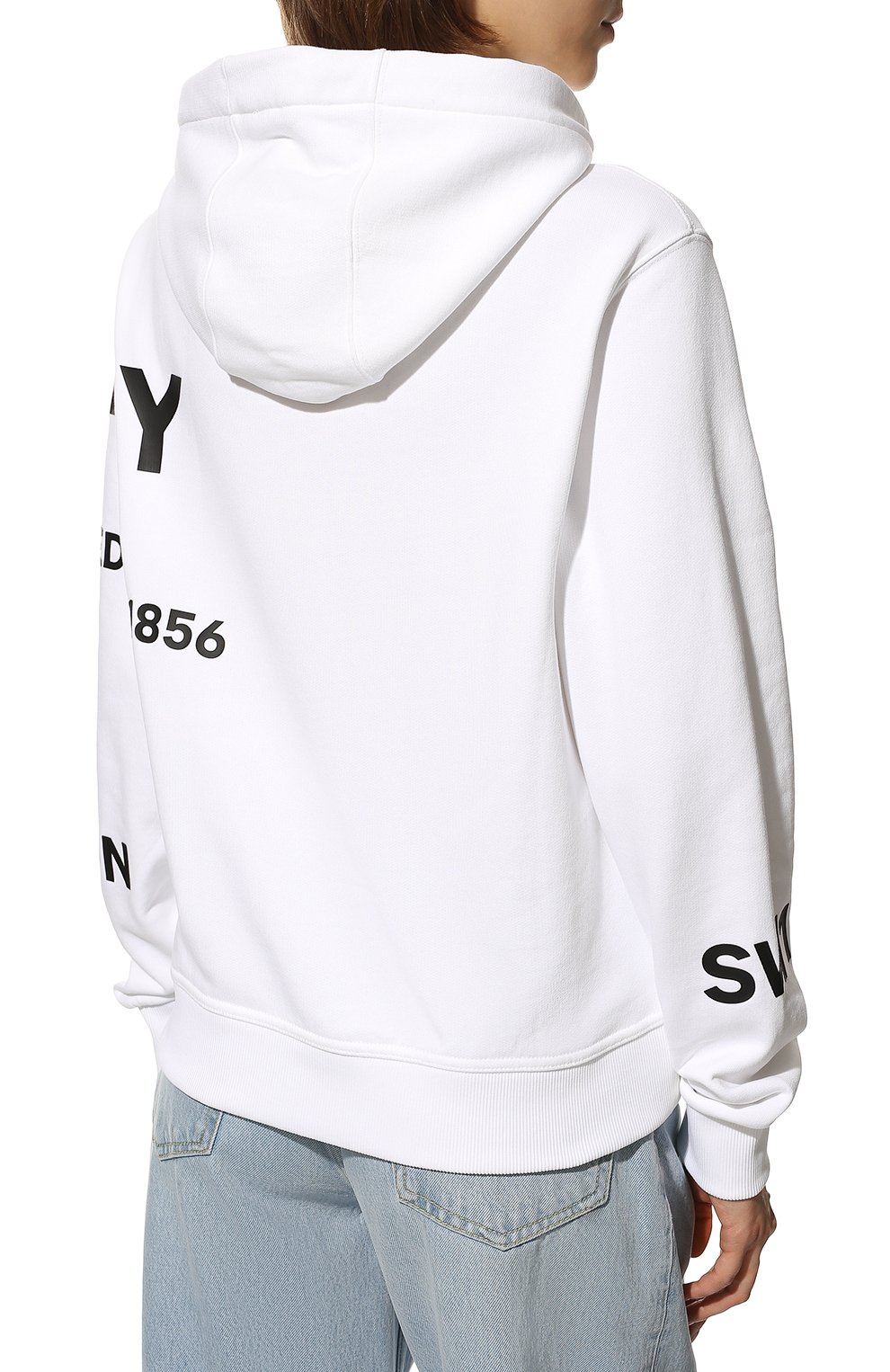 Хлопковое худи BURBERRY, арт. 8048749, фото 4