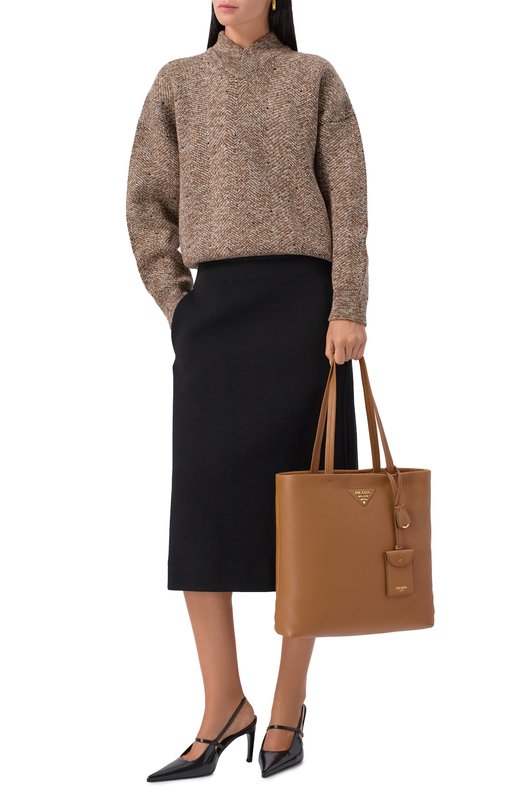 Сумка-тоут Prada 1BG550/2DKV Коричневый  1BG550/2DKV Фото 7