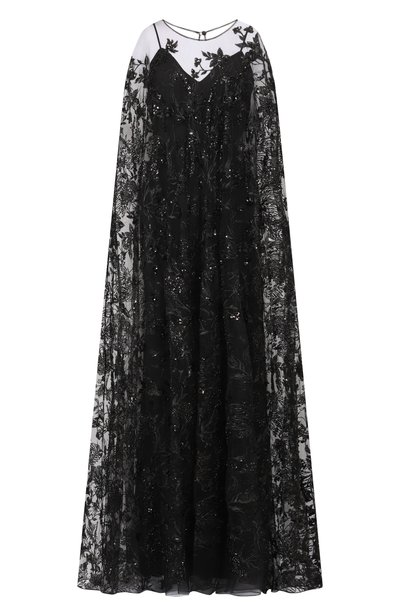 Женское платье с отделкой пайетками и бисером ZUHAIR MURAD, арт. PKA26036/TUEM024
