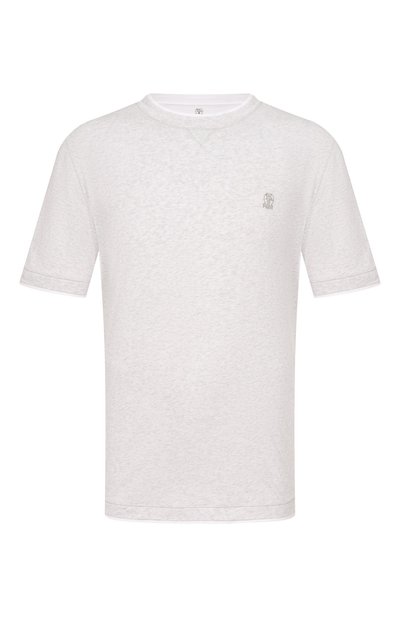 Мужская хлопковая футболка BRUNELLO CUCINELLI, арт. M0B137451W