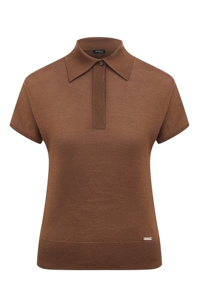 Женское поло из кашемира и шелка KITON, арт. D56721