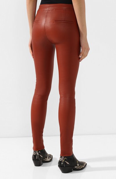 Кожаные брюки HELMUT LANG, арт. G06HW240, фото 4