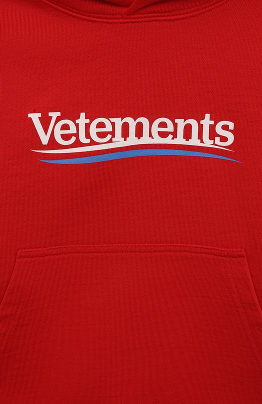 Хлопковое худи VETEMENTS 3