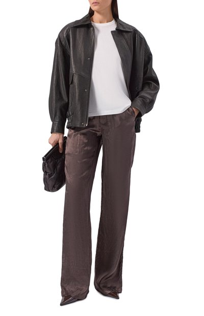 Женская хлопковая футболка RICK OWENS, арт. RP01F6200/JA