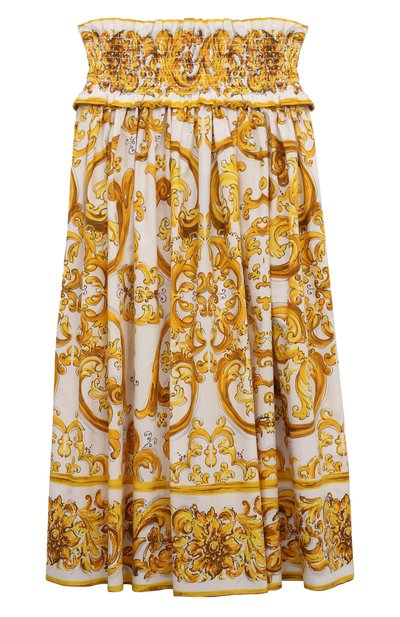 Хлопковая юбка DOLCE & GABBANA, арт. L55I27/FI5JU, фото 2