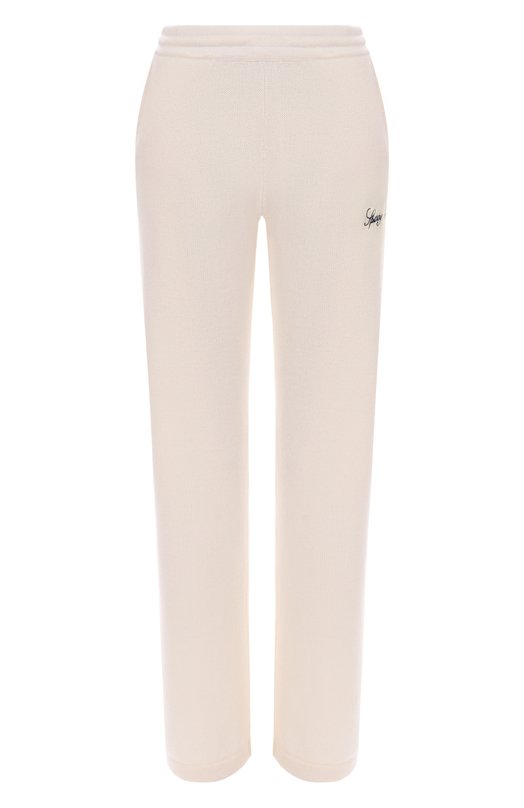 Брюки из кашемира и шерсти Sporty and Rich PA027508232CR01 Кремовый PA027508232CR01