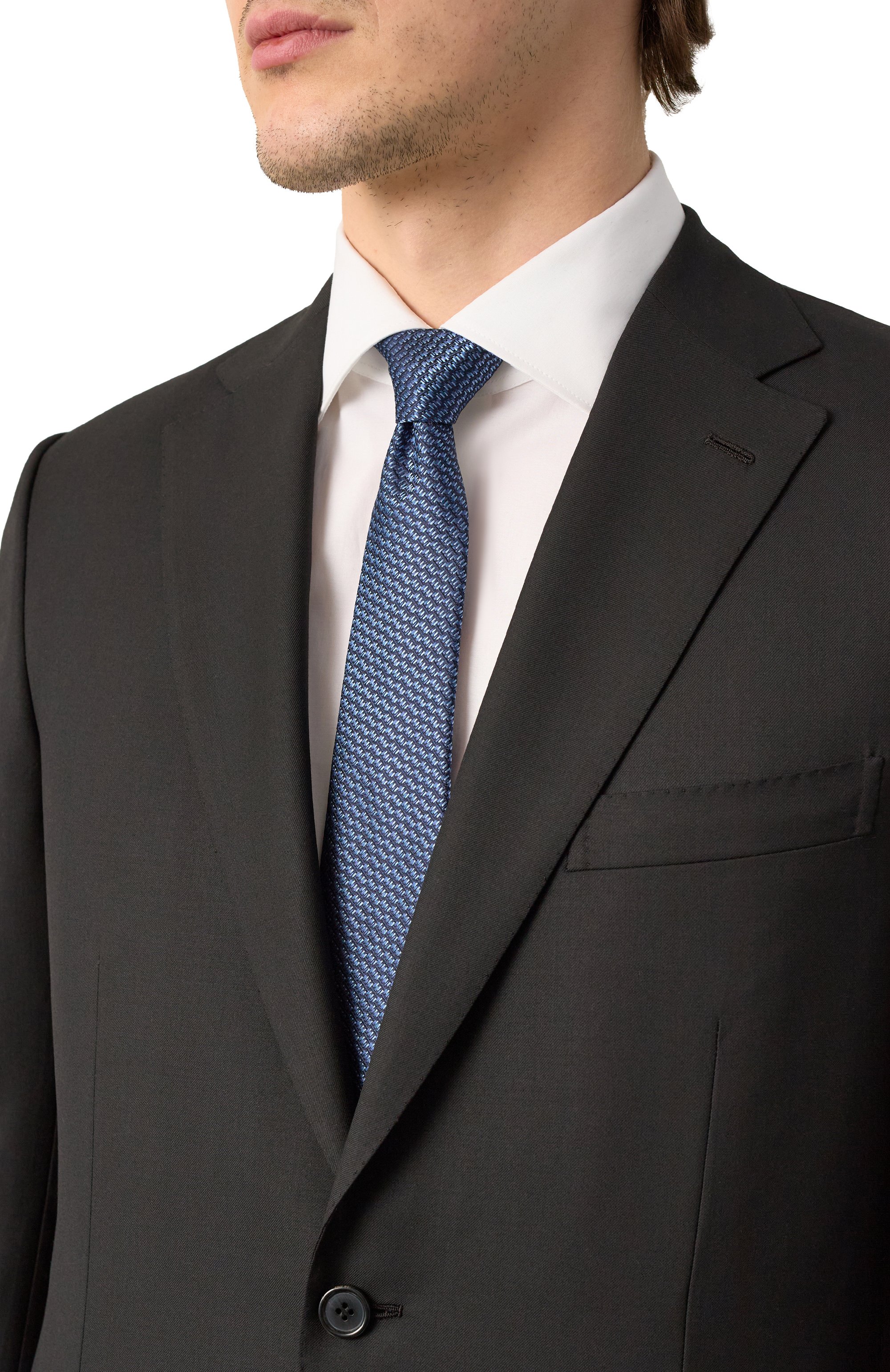 Шелковый галстук CANALI, арт. 18/HJ04175, фото 2