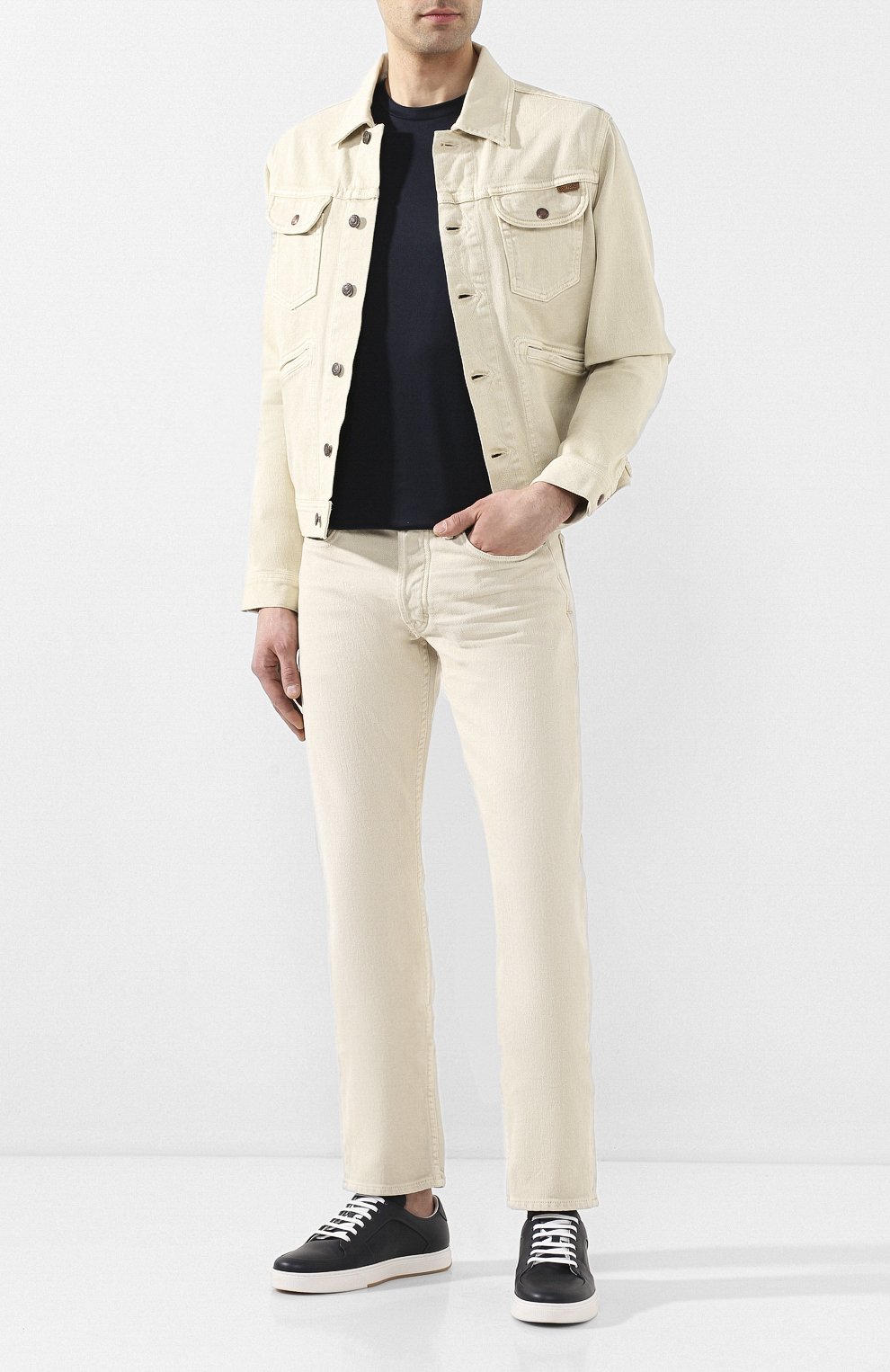 Хлопковая футболка GIORGIO ARMANI, арт. 3HSM72/SJTKZ, фото 2