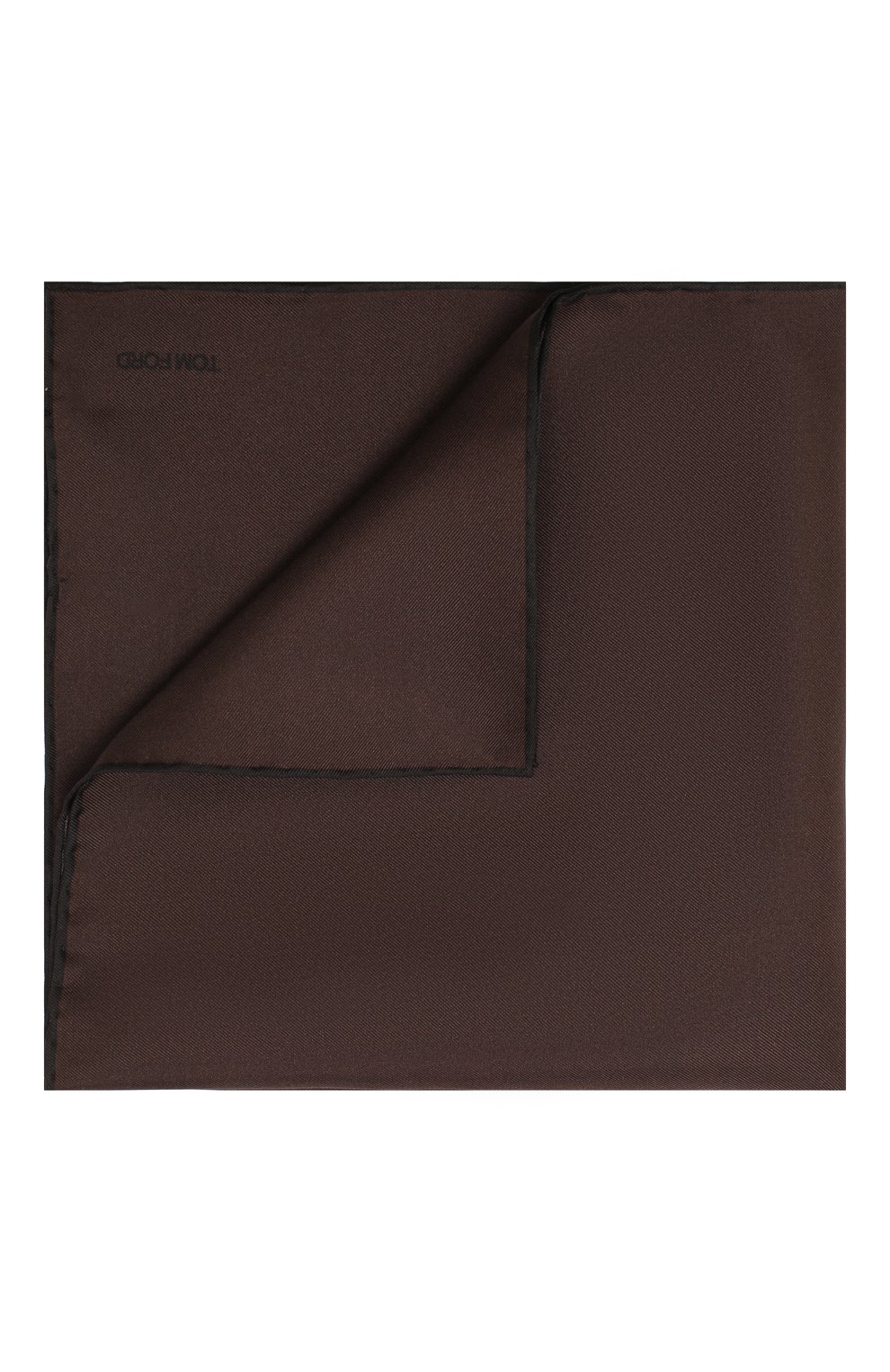 Шелковый платок TOM FORD коричневого цвета по цене 19750 руб., арт. 6TF90/TF312, фото 1 Шелковый платок TOM FORD, арт. 6TF90/TF312, фото 1