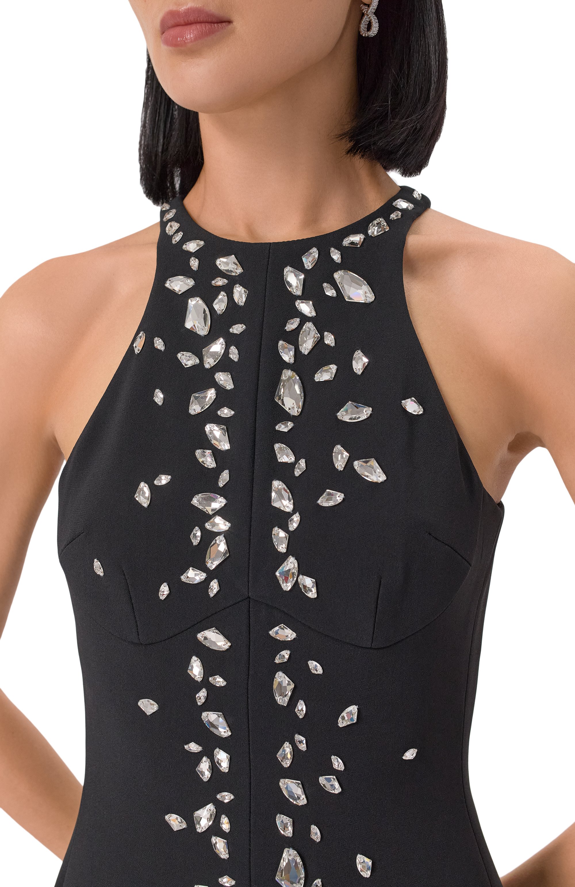 Платье с отделкой стразами DAVID KOMA, арт. RE25DK25DA, фото 5