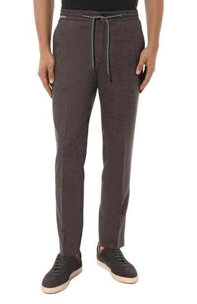 Брюки из хлопка и шерсти CORNELIANI, арт. 924L25-3817340, фото 3