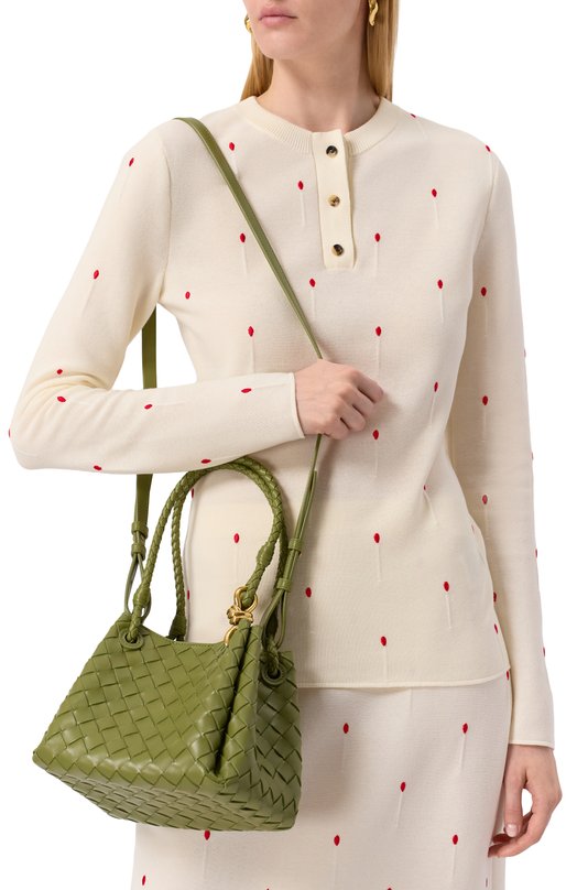 Сумка Parachute small Bottega Veneta 796569/VCPPT Зелёный  796569/VCPPT Фото 2