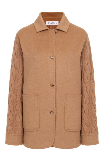 Женское шерстяное полупальто MAX MARA, арт. TACC0