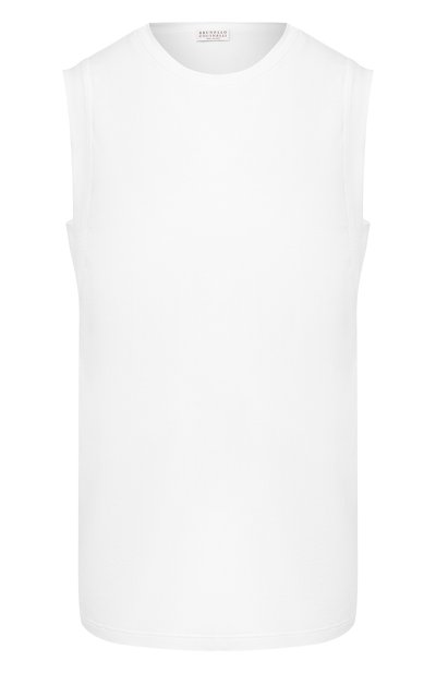 Женская хлопковая майка BRUNELLO CUCINELLI, арт. M0T1802B17