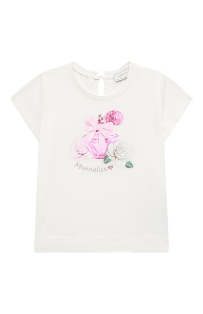 Хлопковая футболка MONNALISA, арт. 310600., фото 1