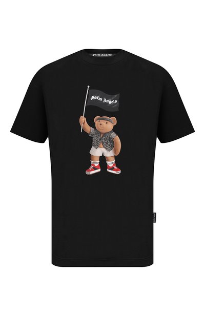 Хлопковая футболка PALM ANGELS, арт. PMAA001S21JER0191001, фото 1