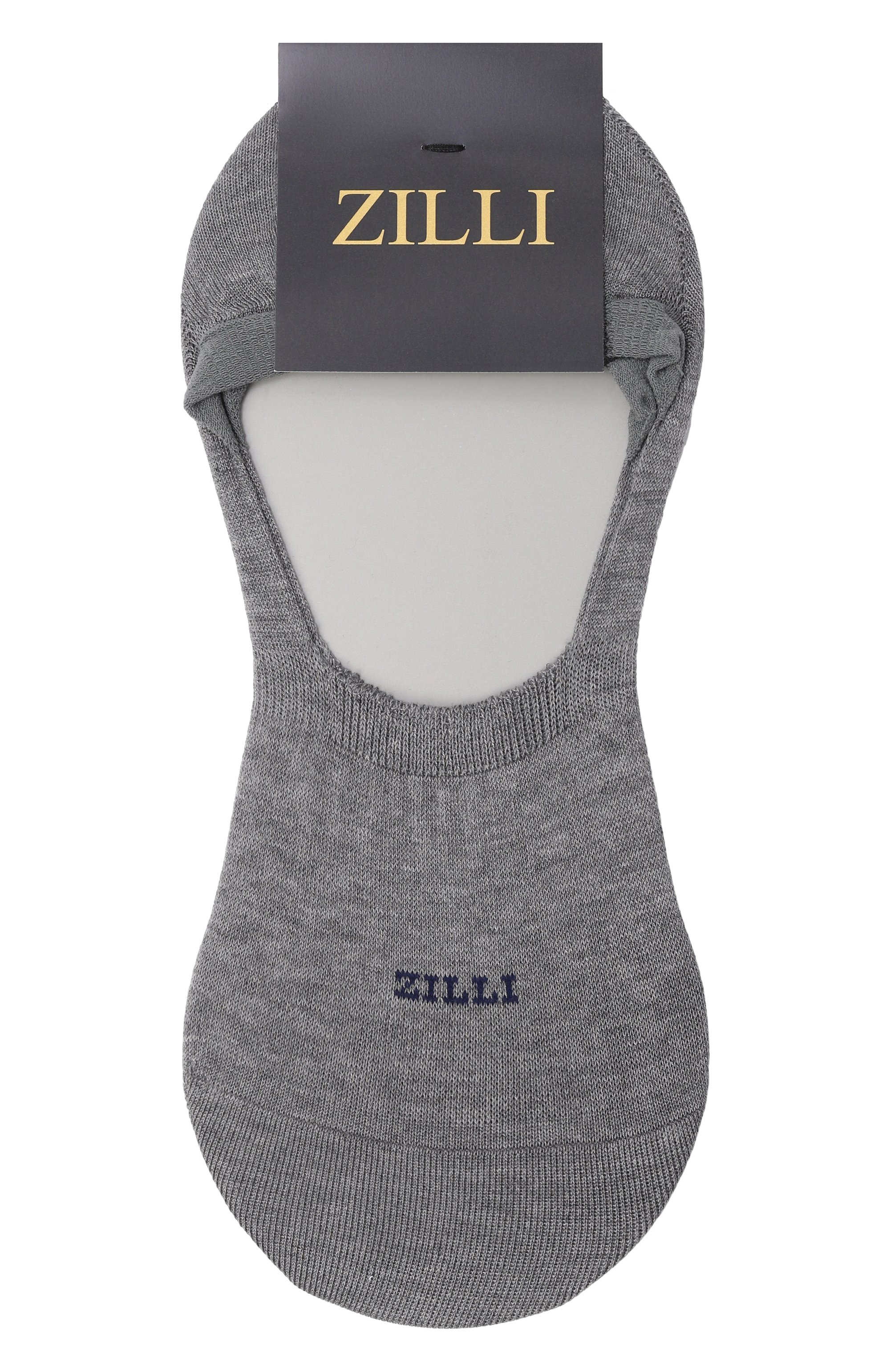 Хлопковые подследники ZILLI серого цвета по цене 5150 руб., арт. SC0005M0100VZL000, фото 1 Хлопковые подследники ZILLI, арт. SC0005M0100VZL000, фото 1