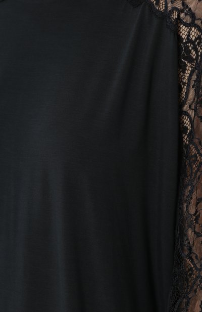 Лонгслив с круглым вырезом и кружевной вставкой ZIMMERLI, арт. 762-3954, фото 5