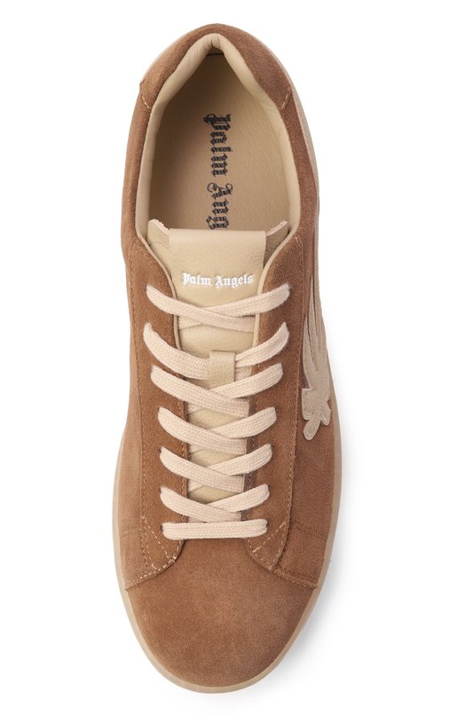 Замшевые кеды Palm Tennis Palm Angels PMIA111S26LEA001 Коричневый  PMIA111S26LEA001 Фото 5