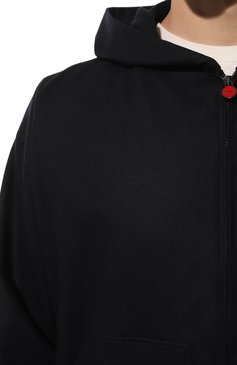 Мужская шерстяная куртка KITON темно-синего цвета, арт. UMC015K0165C05 | Фото 5 (Кросс-КТ: Куртка; Мужское Кросс-КТ: шерсть и кашемир; Материал внешний: Шерсть; Рукава: Длинные; Материал сплава: Проставлено; Драгоценные камни: Проставлено; Длина (верхняя одежда): Короткие; Стили: Кэжуэл)