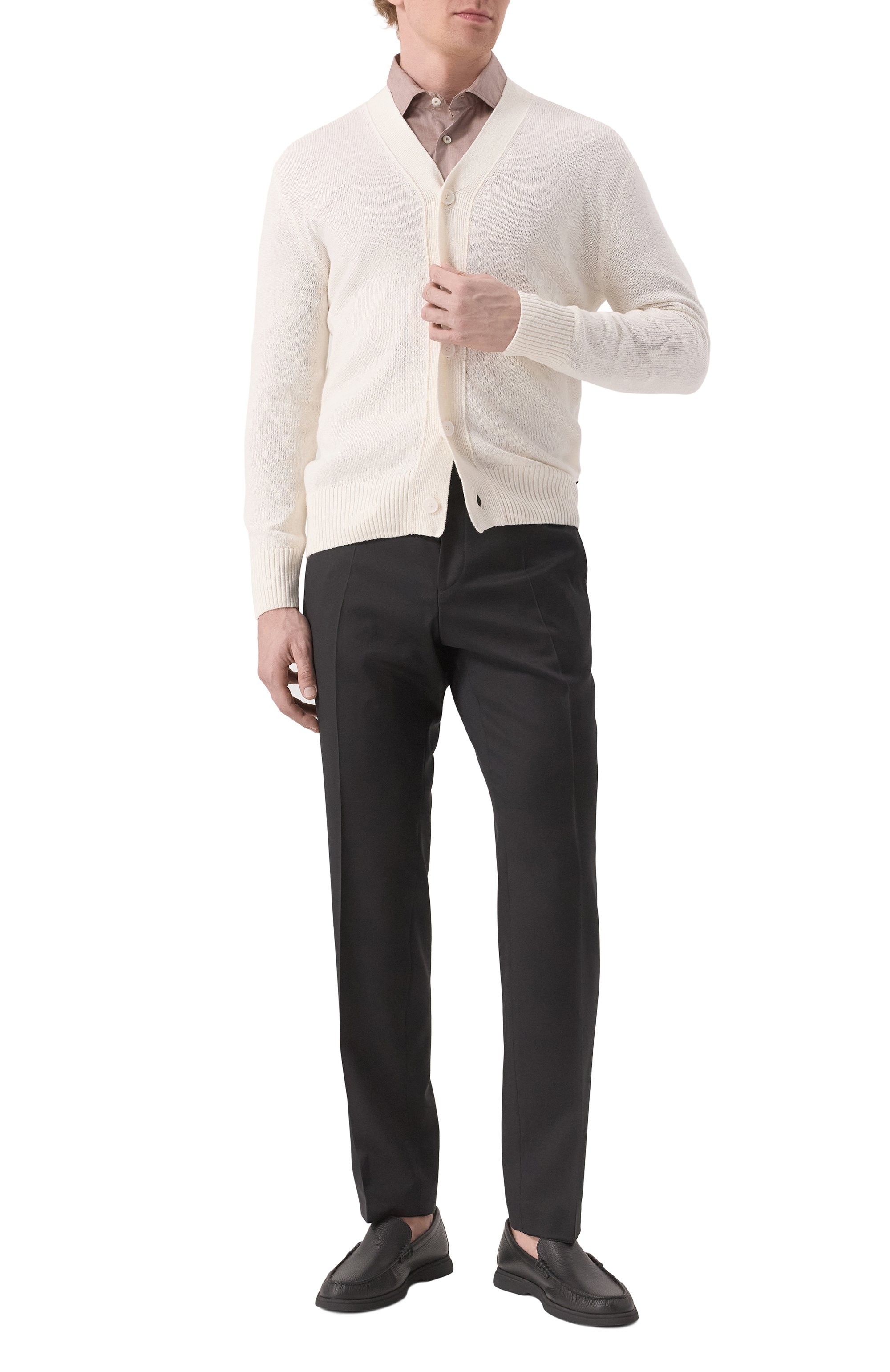 Кардиган изо льна и хлопка WINDSOR, арт. 13 CALIN0-C 10019238/30045489, фото 2