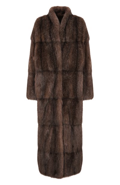 Женская шуба из соболя MVST, арт. M002A/SABLE WILD SILVER 4-5