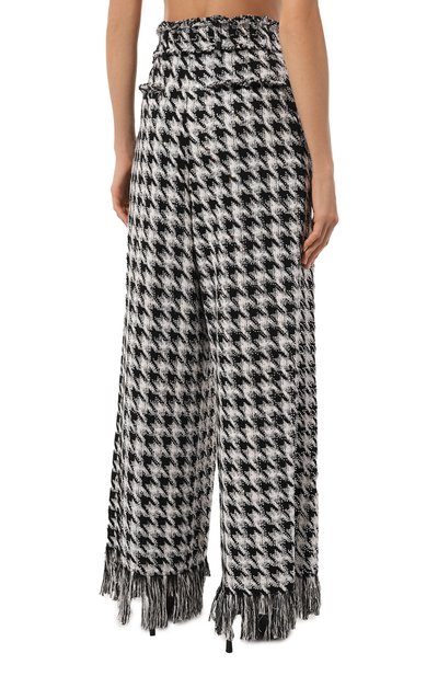 Твидовые брюки GIUSEPPE DI MORABITO черно-белого цвета по цене 170500 руб., арт. 02SSPA097C 02300, фото 4 Твидовые брюки GIUSEPPE DI MORABITO, арт. 02SSPA097C 02300, фото 4