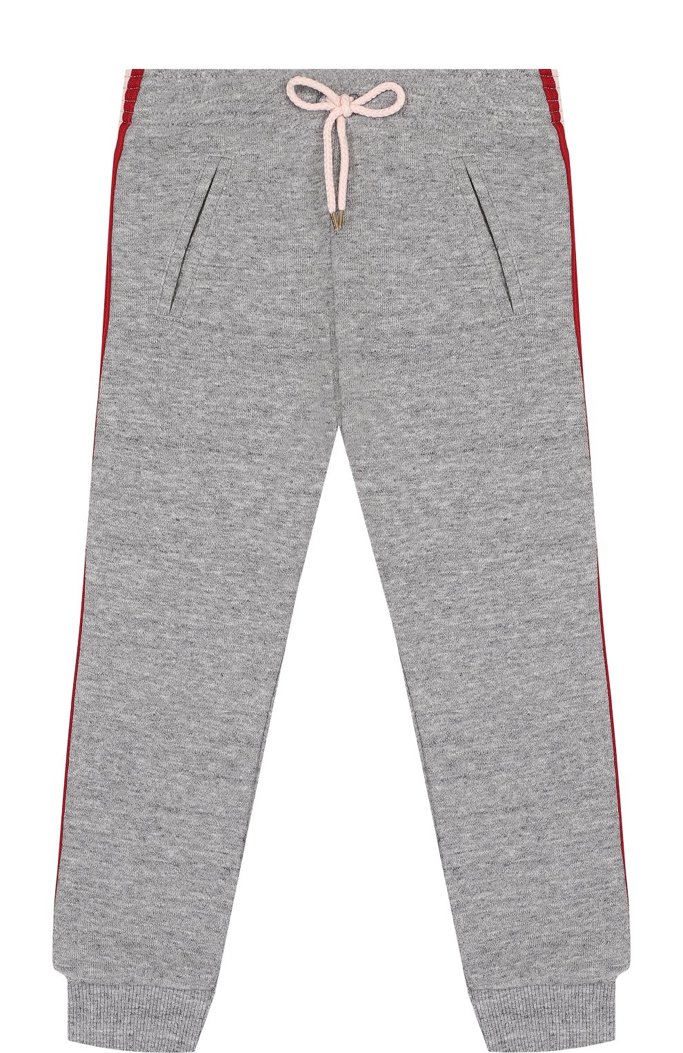 Спортивные джоггеры из хлопка с лампасами CHLOÉ, арт. C14519/6A-12A, фото 1