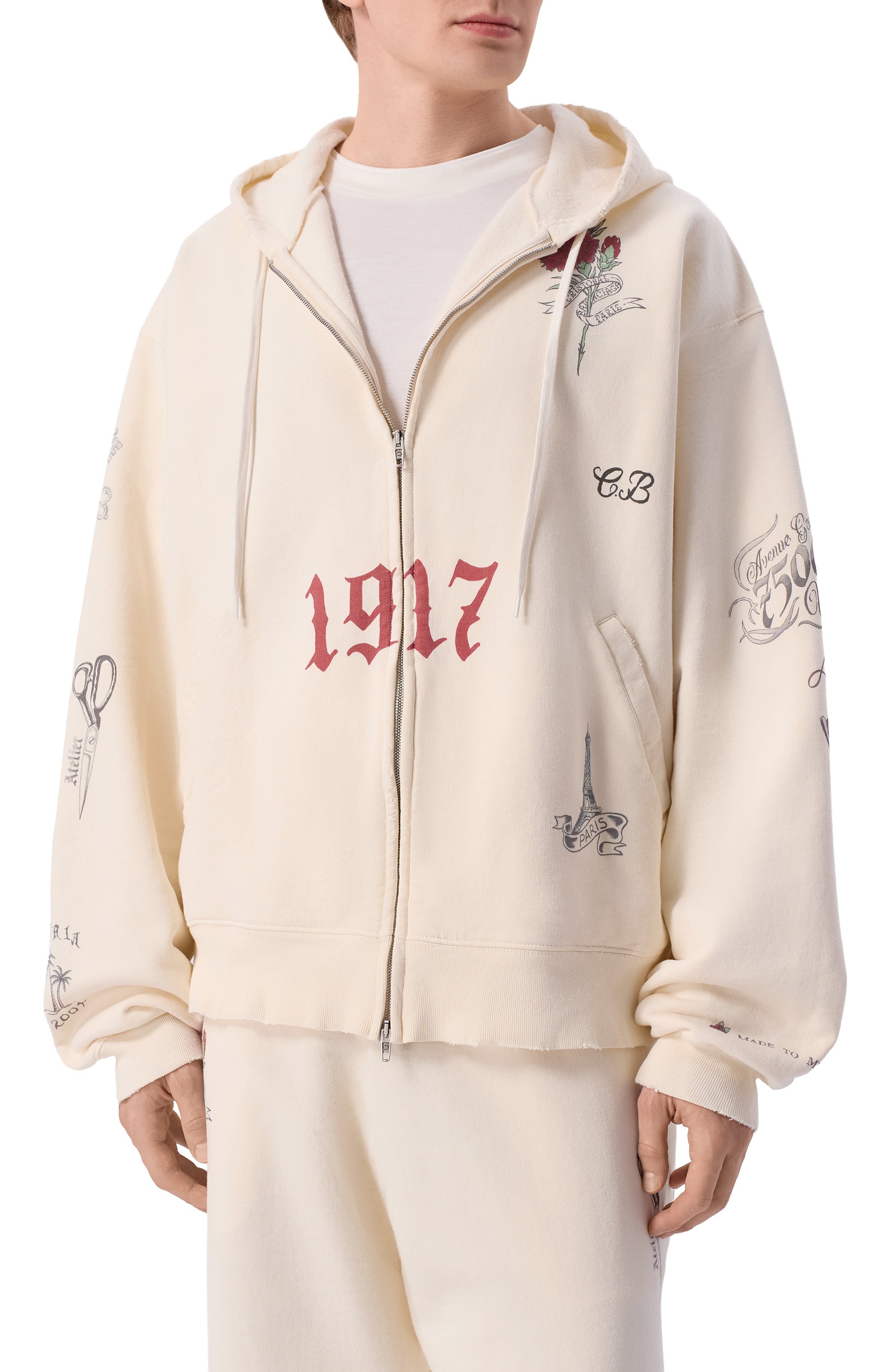 Хлопковая толстовка BALENCIAGA, арт. 850338/TUVJ3,  фото 3