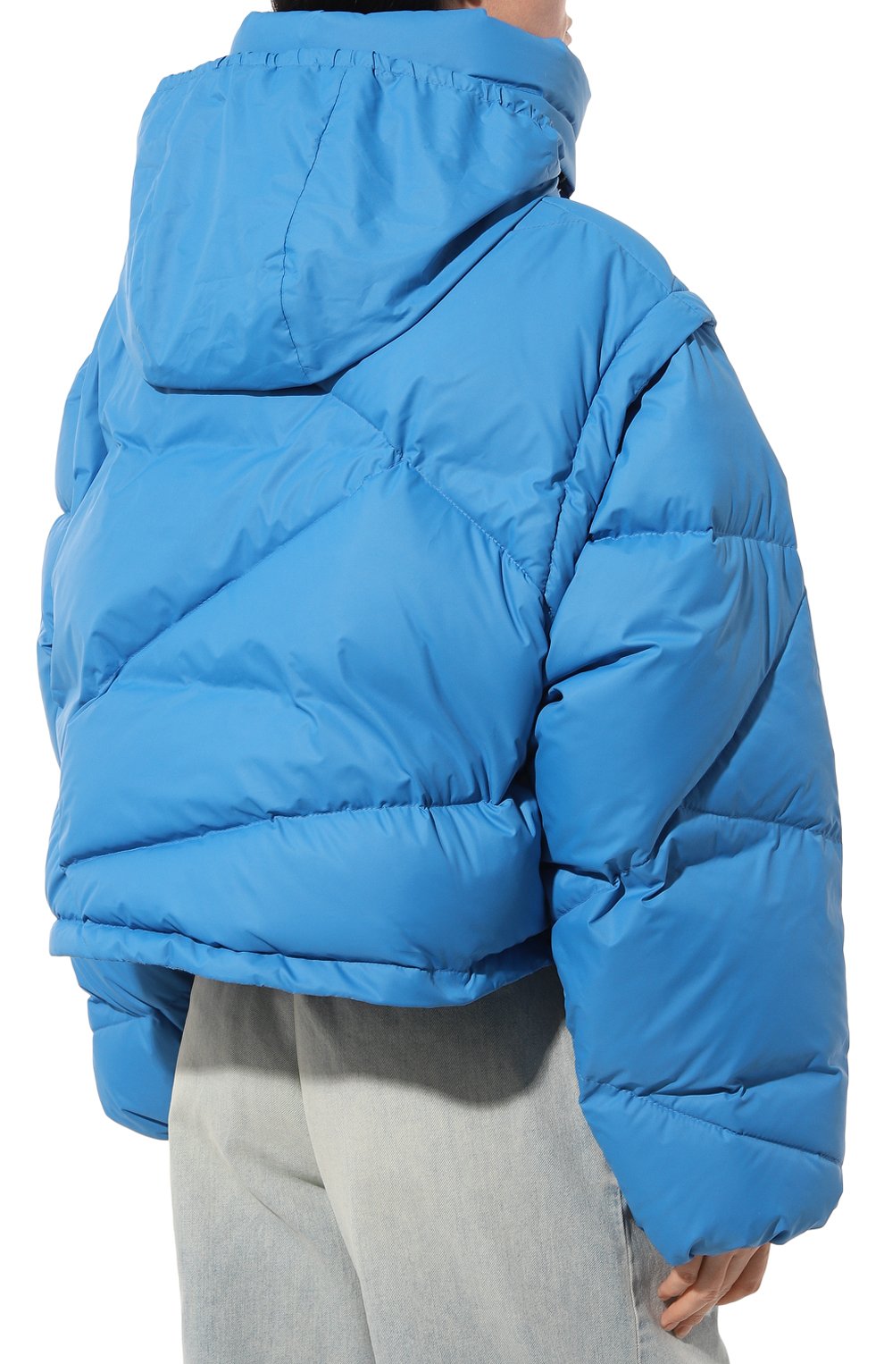 Пуховик ERMA голубого цвета по цене 50820 руб., арт. FW0617, фото 9 Пуховик ERMA, арт. FW0617, фото 9
