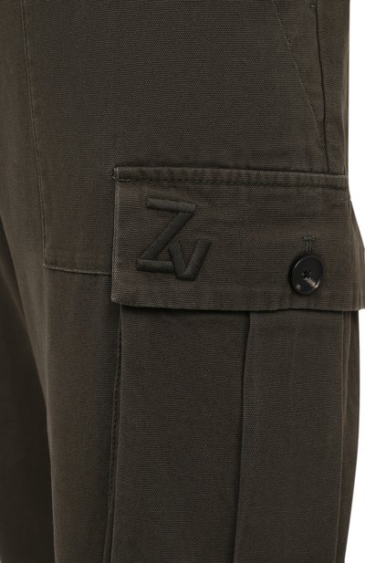 Хлопковые брюки ZADIG AND VOLTAIRE, арт. WKCD0103F, фото 5