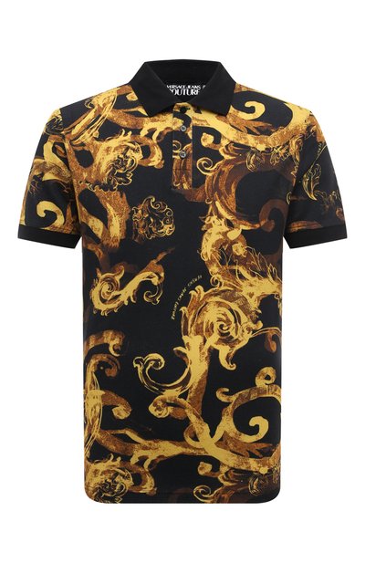 Хлопковое поло VERSACE JEANS COUTURE, арт. 76GAG6S0/JS286, фото 1
