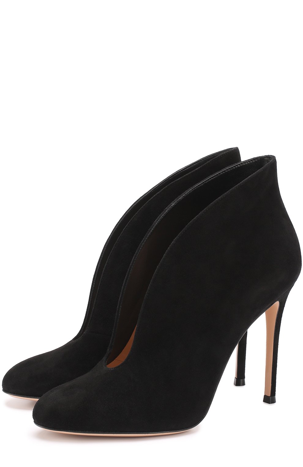 Замшевые ботильоны vamp GIANVITO ROSSI, арт. G29450.15RIC.CAS, фото 1