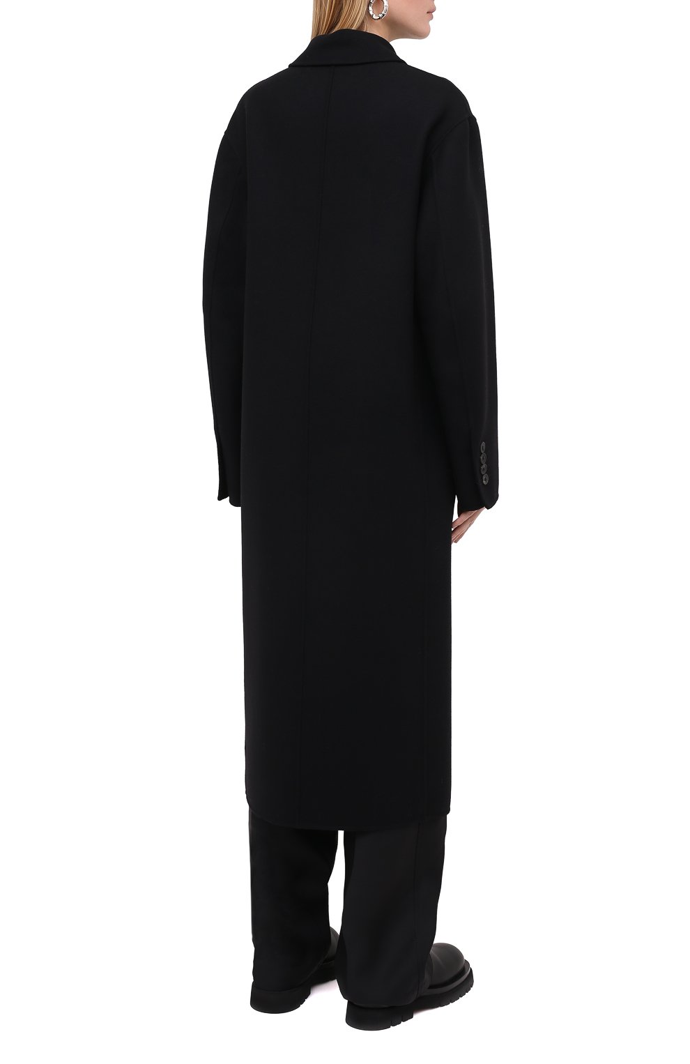 Шерстяное пальто ANN DEMEULEMEESTER, арт. 2002-1112-P-205-099, фото 5