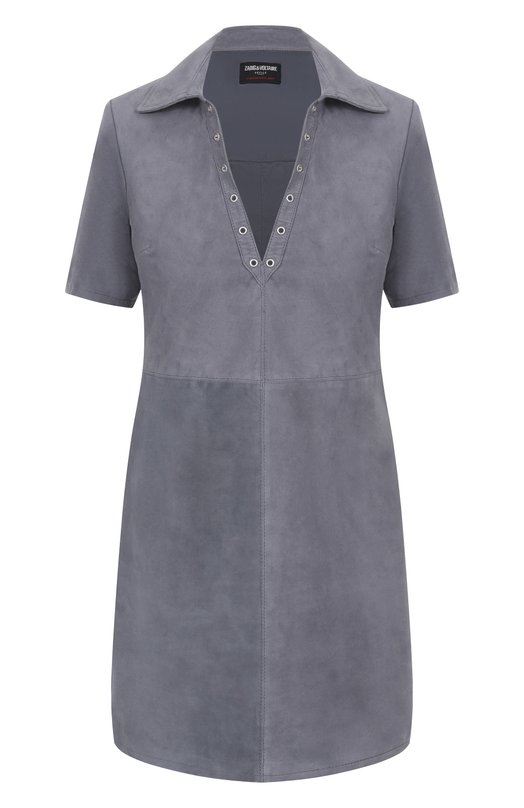 Замшевое платье Zadig and Voltaire RWDR01040 Серый RWDR01040