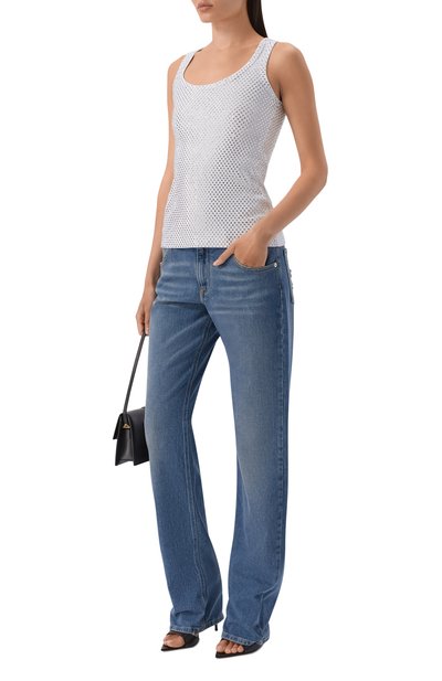 Женский топ с отделкой стразами GIUSEPPE DI MORABITO, арт. 06PST0257FC 16414