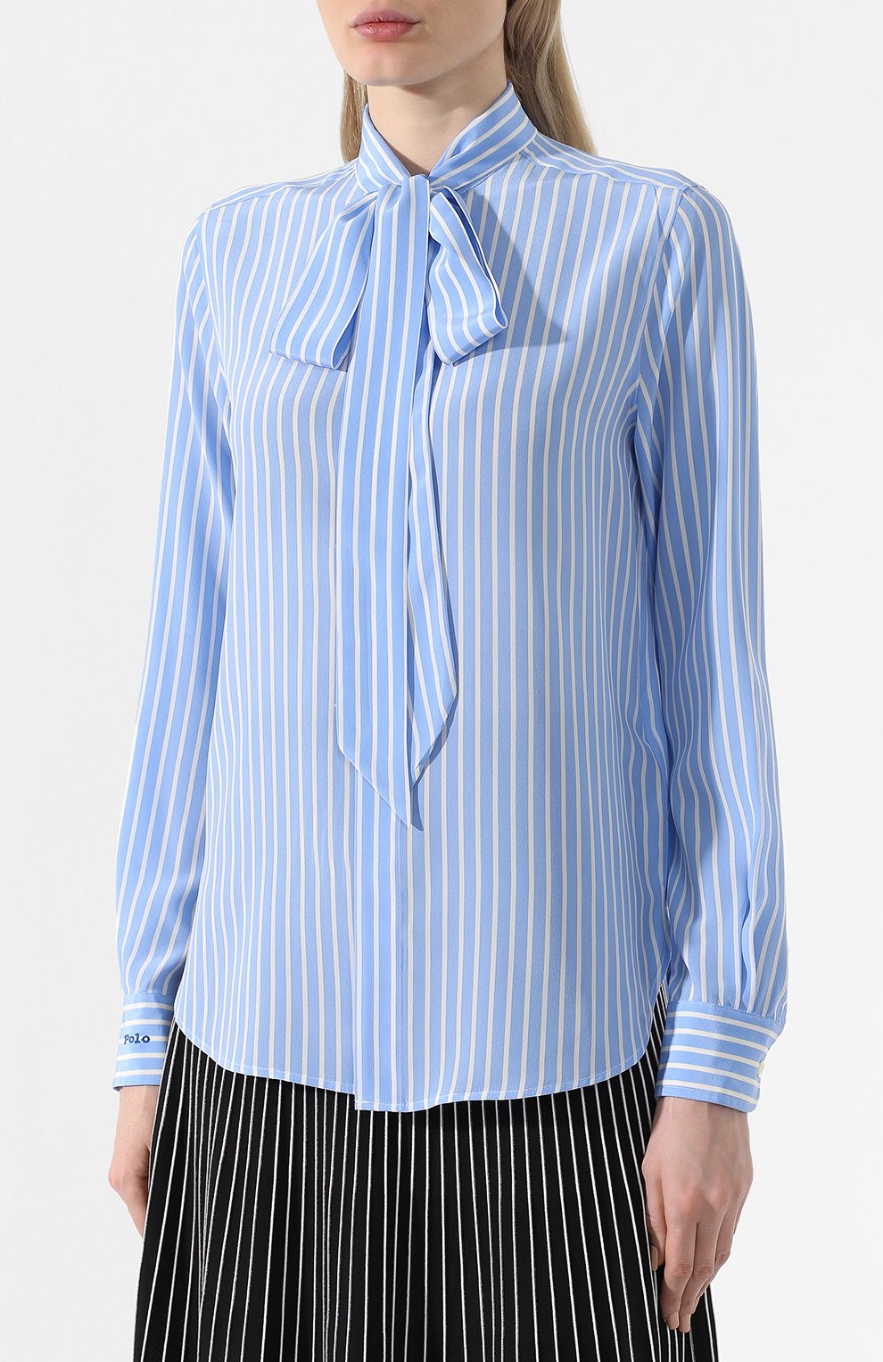 Шелковая блузка POLO RALPH LAUREN, арт. 211746607, фото 3