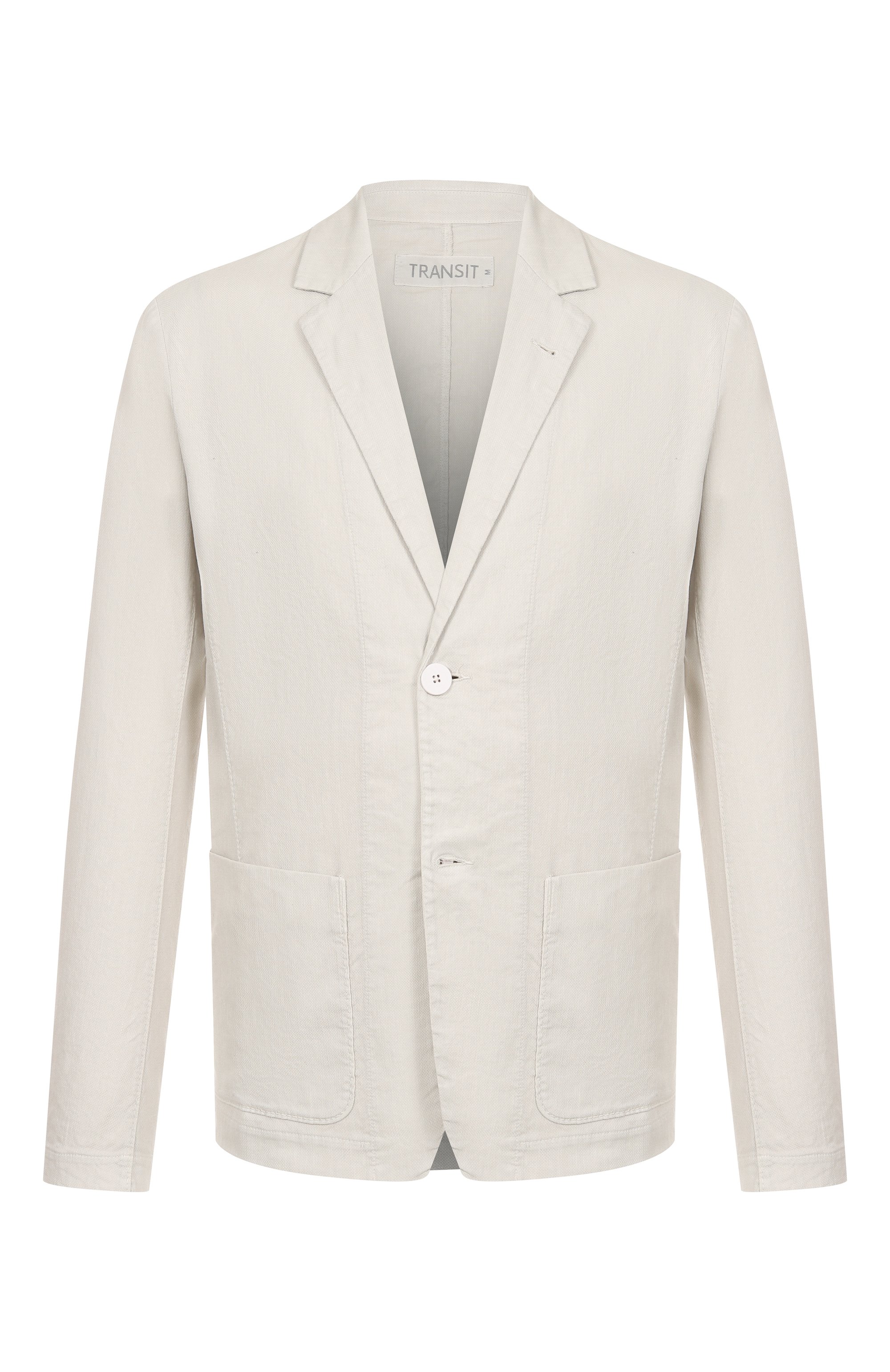 Пиджак из хлопка и льна TRANSIT, арт. CFUTRZE143, фото 1