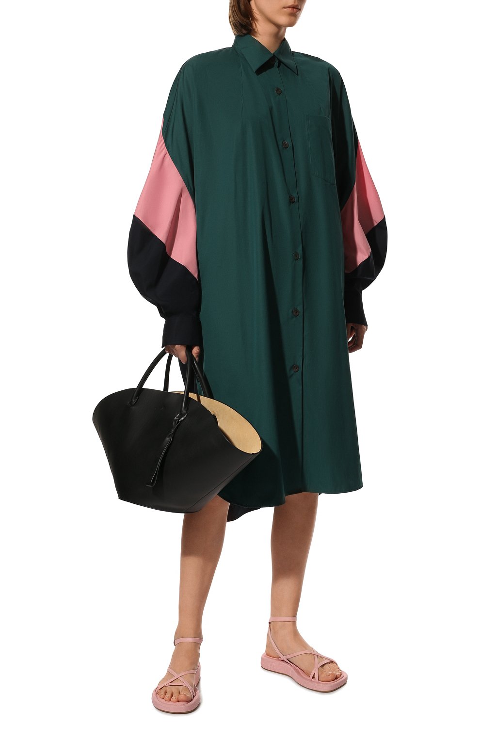 Хлопковое платье DRIES VAN NOTEN, арт. 221-011062-4046, фото 2
